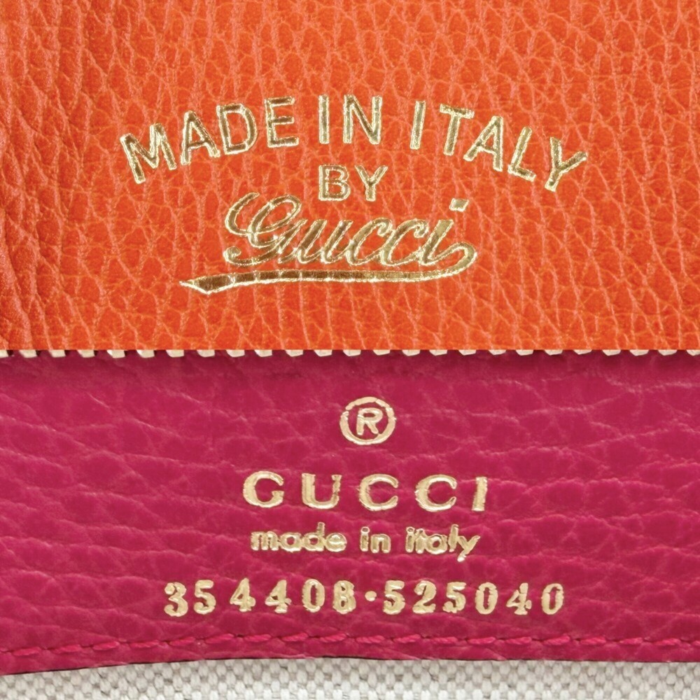 GUCCI Authentic Pink Leather Tote Bag - Picture 5 of 9